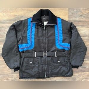 1980s Vintage Snowmobile Winter Jacket Large